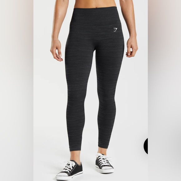 Gymshark ADAPT MARL SEAMLESS LEGGINGS - Picture 1 of 5